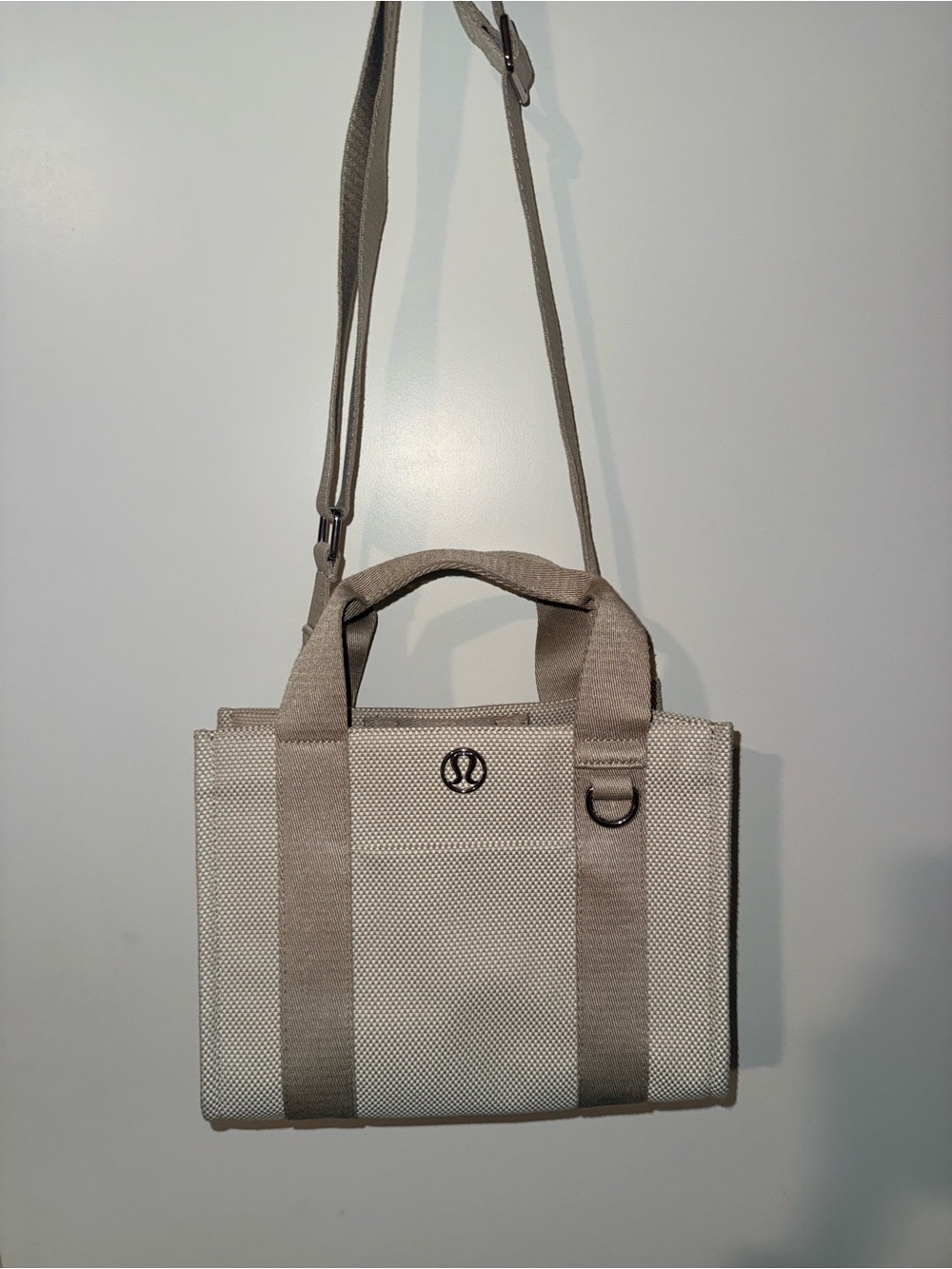lululemon athletica Beige and Taupe Crossbody Tote